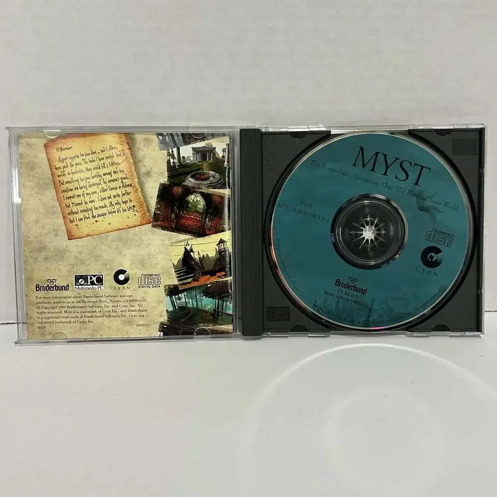 Myst PC Windows 3.1 CD-ROM Game